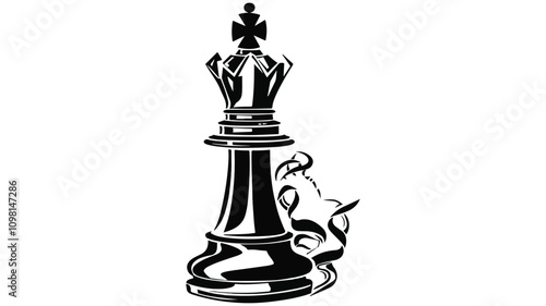 Chess Icons Game Portraits and Intellect in Action Figurines for intellectual game, colorful chess icons Art & Illustration