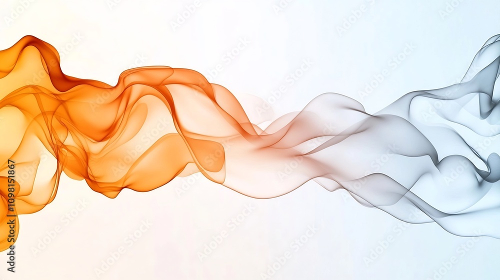 Fototapeta premium Bright Abstract Gradient with Soft Motion Effects for Modern Branding