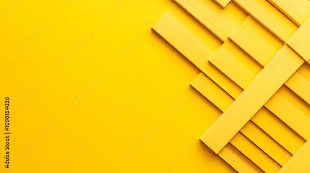 Obraz premium Sleek Yellow Gradient Background with Subtle Diagonal Lines for Corporate Branding and Advertising