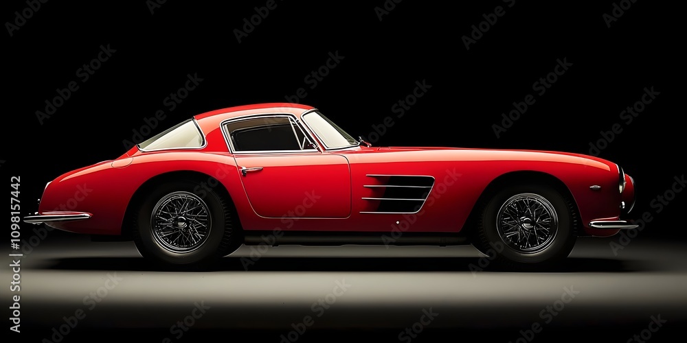 Obraz premium 1955 Iconic Italian Coupe with Elegant Design
