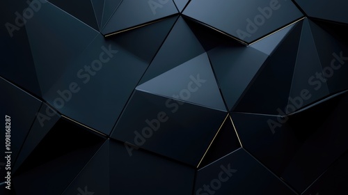A dark, geometrically fragmented prism surface with dynamic light reflections, evoking a futuristic, tech-inspired design.