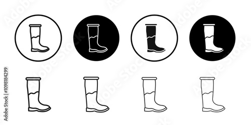 Brisk boots icon Symbol mark in filled style