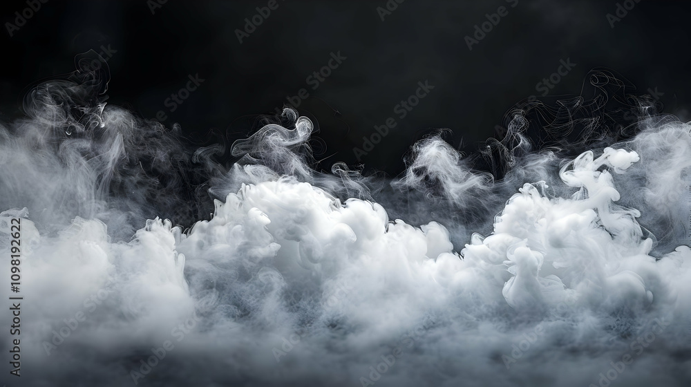 Fototapeta premium Abstract White Smoke Background Image