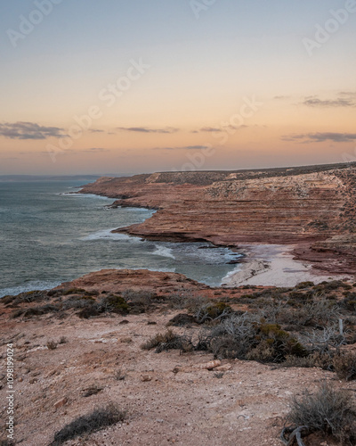 sunset over the sea
