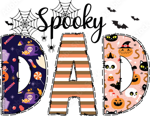 retro halloween sublimation design ,halloween ,halloween png