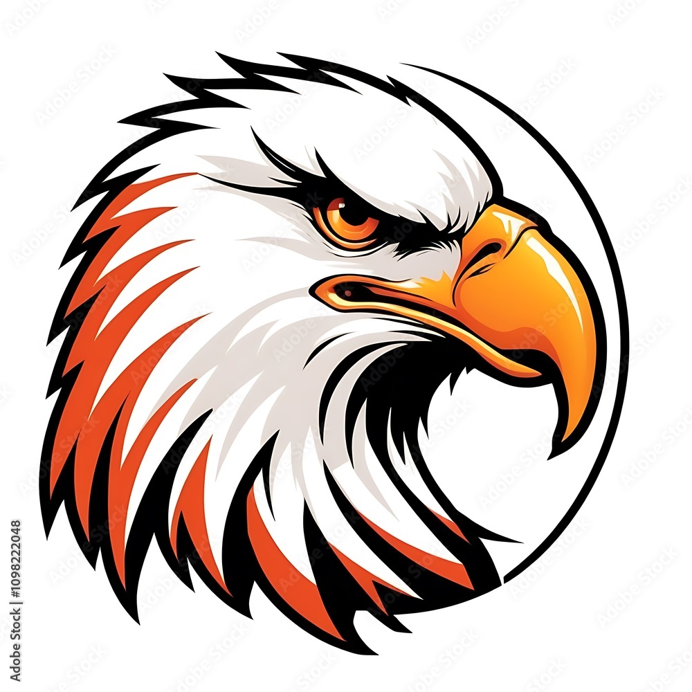 Obraz premium heating eagle - logo isolated on white background