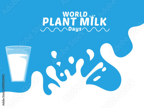 vector of world plant milk days