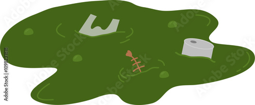 Environmental problem water pollution 