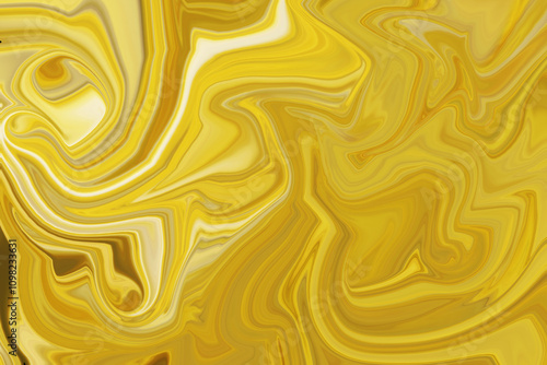Liquified background with yellow and brown color. Abstract concept idea.