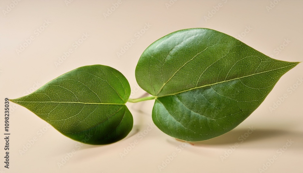 Obraz premium 작은 나뭇잎 두장