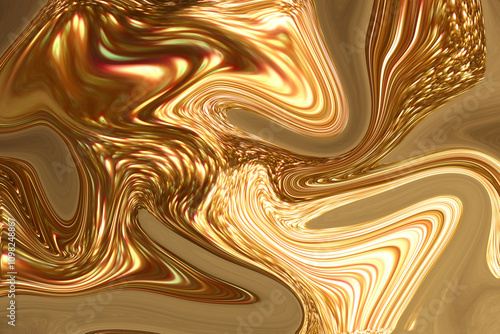 Liquified background with brown color. Abstract concept idea.
