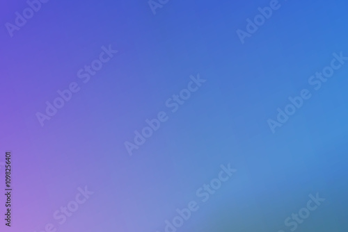 Abstract blurred bright blue gradient background. Colorful sleek banner template. Dreamy pastel color scheme. Brush stroke design element.