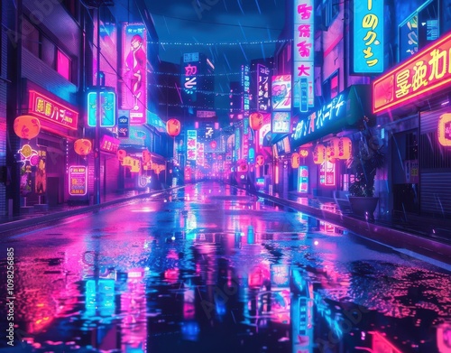 osaka neon light