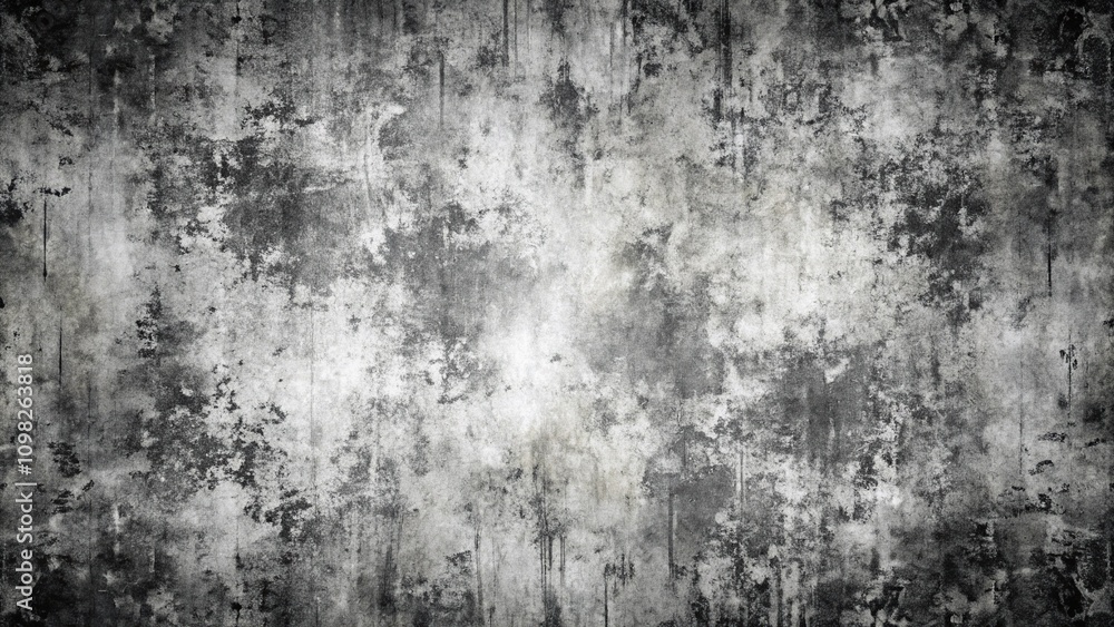 Fototapeta premium Abstract grunge black and white distressed texture background 