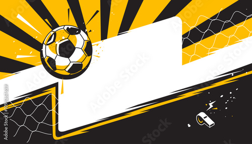 Football or soccer abstract background. The sport concept

