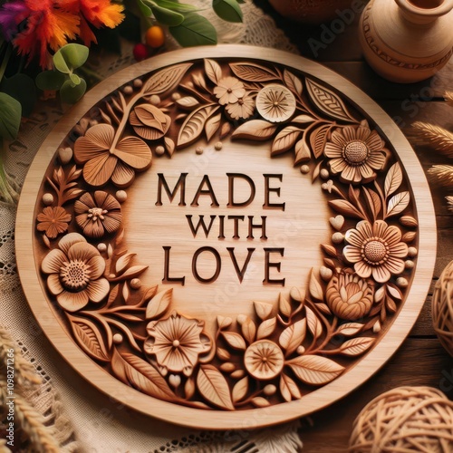 Made with love phrase to express love