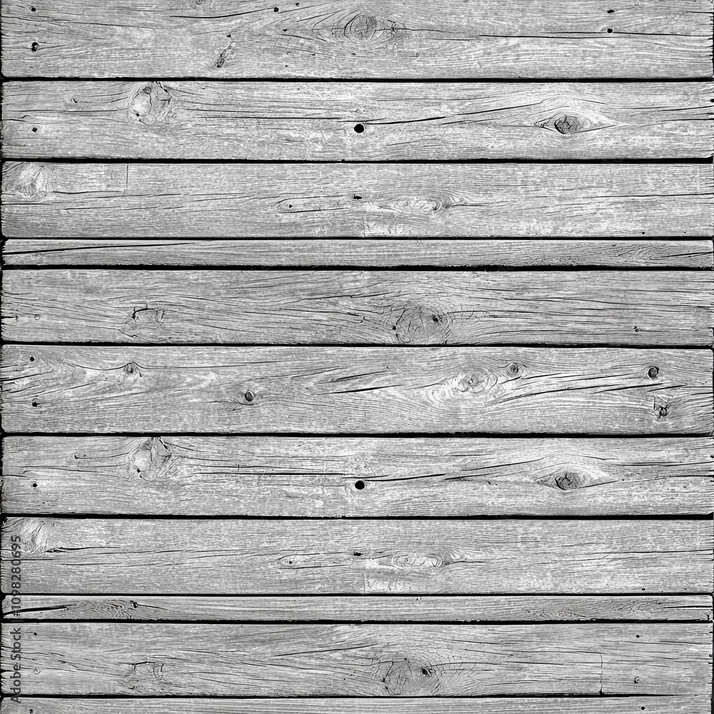 Fototapeta premium Wooden texture background, gray planks suitable for various designs and projects.