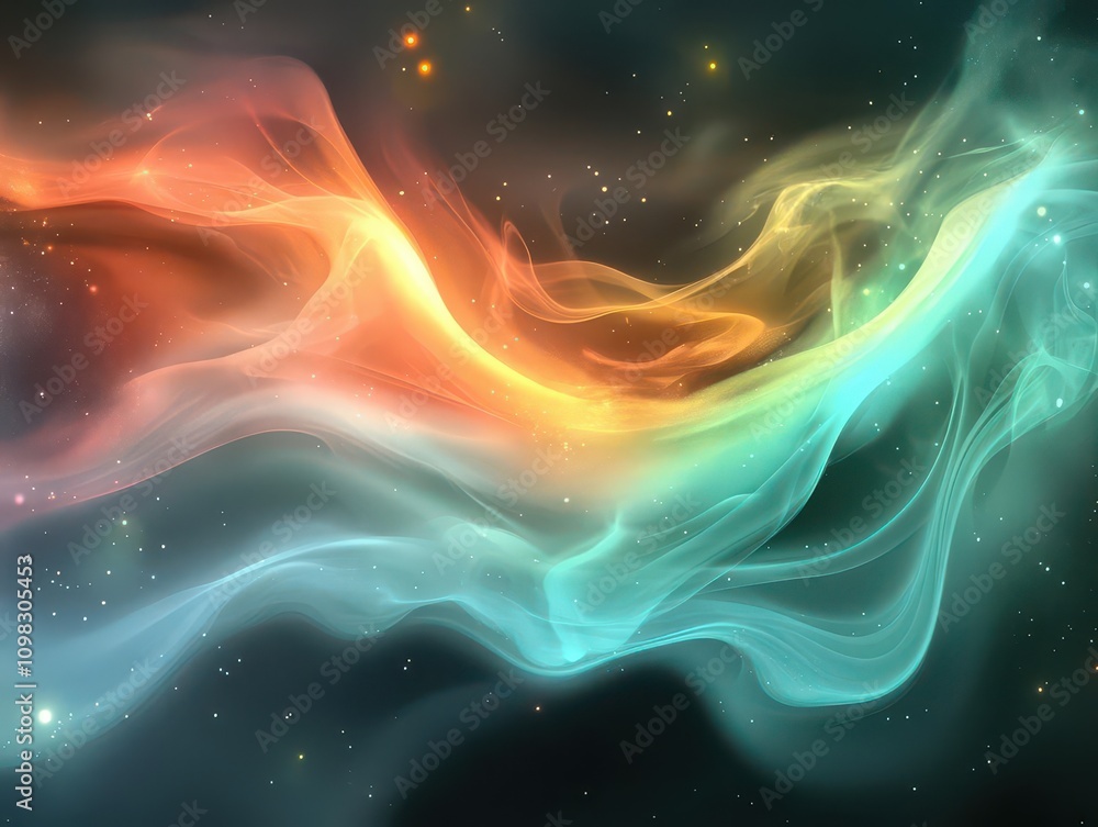 Fototapeta premium realistic smoke swirls and mist effects blend seamlessly, creating a mysterious atmosphere, perfect for artistic and dramatic compositions in various visual narratives