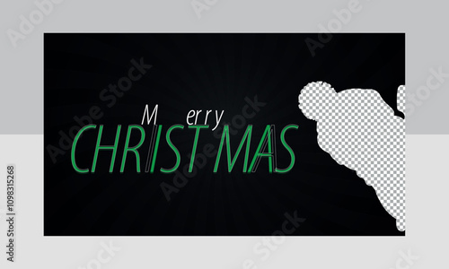 Editable text style effect merry Christmas background, golden style editable text effect.