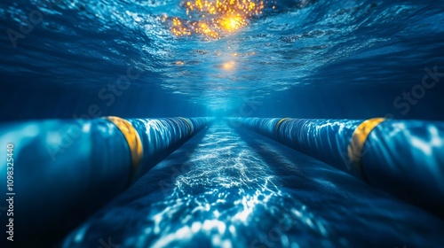 Underwater Fiber Optic Cabl...