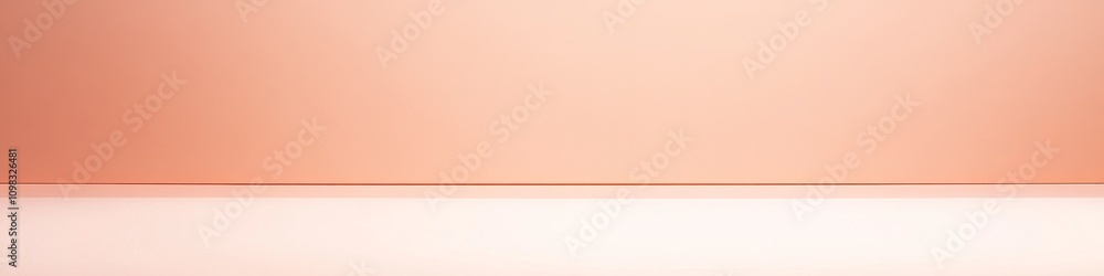 Fototapeta premium A Simple Peach and White Background with a Soft Gradient . Light and Fresh Graphic Design