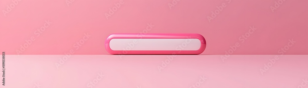 Obraz premium Pink Capsule Shaped Object With White Center