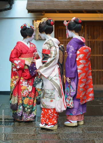 Geishas in Kyoto, Japan