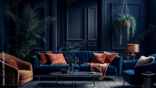 A modern minimalist home with large windows sleek cabinetry and streamlined furniture blending into an open and inviting space.