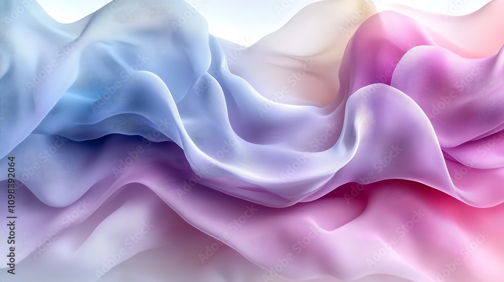 Obraz premium Flowing fabric design