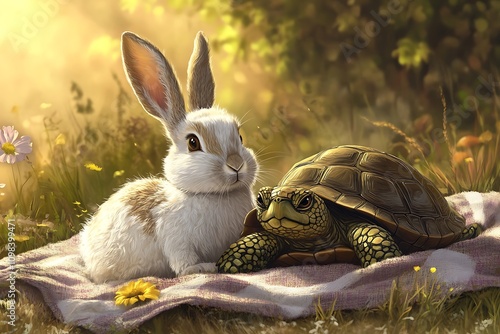 rabbit in the garden