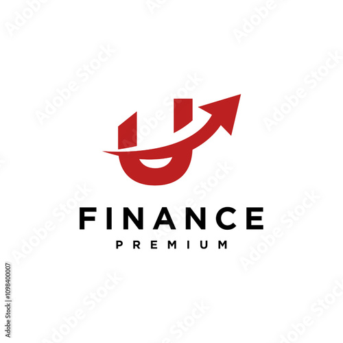 Letter u finance logo