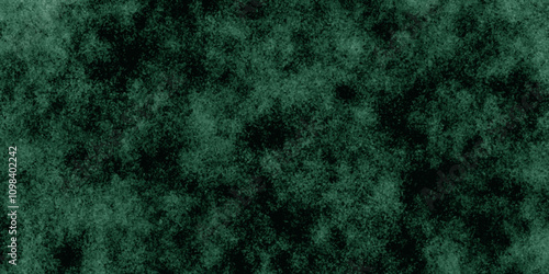 Abstract Elegant dark green background with mottled vintage texture in old fancy background design, texture of colored parchment paper.