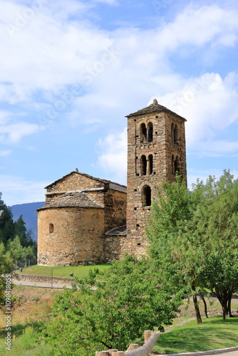 Sant Joan de Caselles church in Canillo, Andorra photo