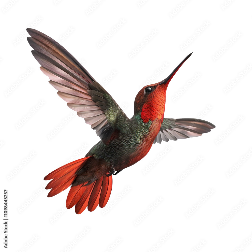 Fototapeta premium Hummingbird in Flight