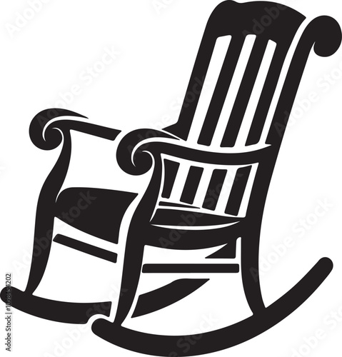 Rocking Chair Silhouette