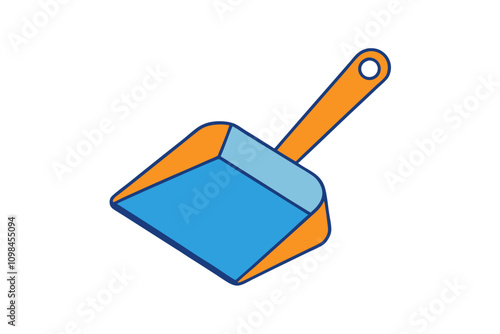 Daily Use Dustpan Vector Design.