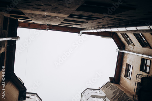 Ancient well courtyards built in the 19th century