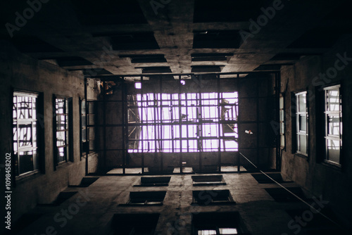 Ancient well courtyards built in the 19th century