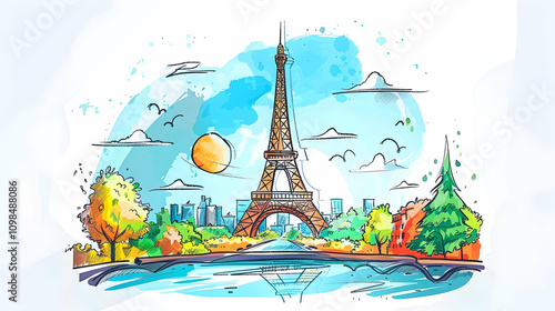 eiffel tower city