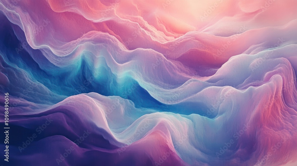 Obraz premium Abstract pastel wave background.