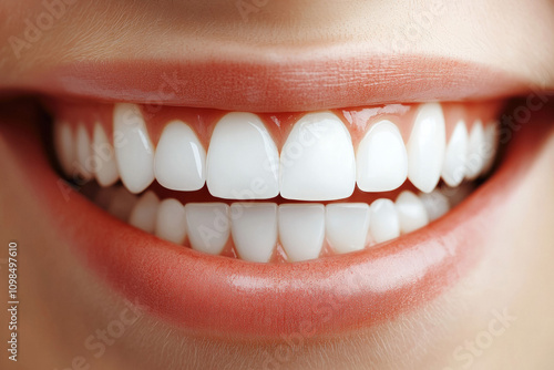 Big Smile On White Background