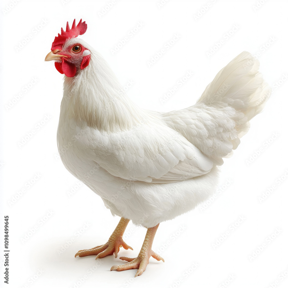 Fototapeta premium Chicken Stock Isolated