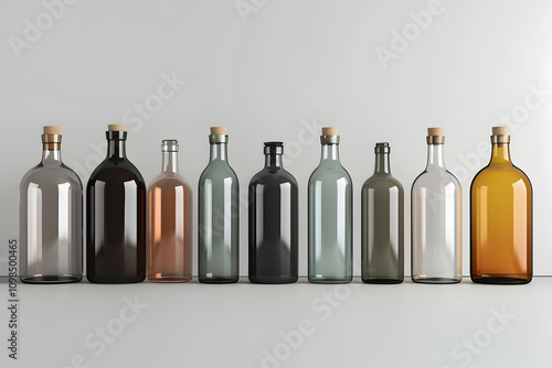 bottle mockup empty bott