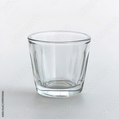 Empty Water Glass Isolated