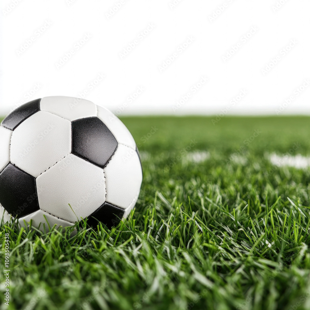 Fototapeta premium Soccer Field Isolated