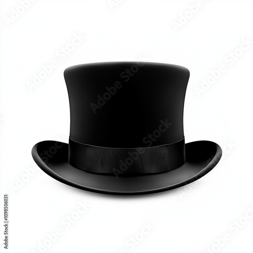 Top Hat Silhouette, Black A...