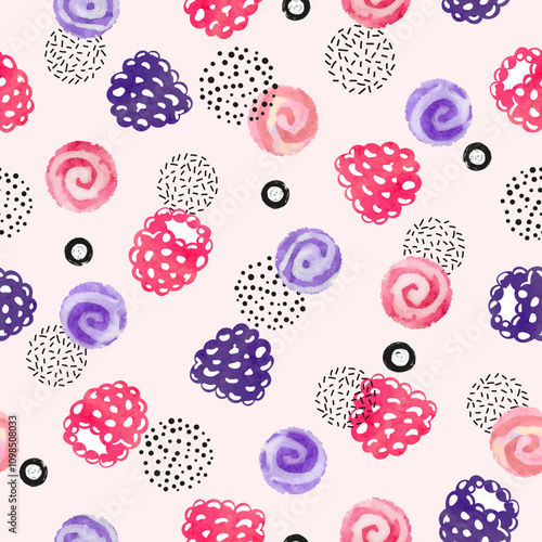 Abstract seamless pattern w...