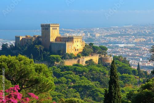 Picturesque Castle Atop A H...
