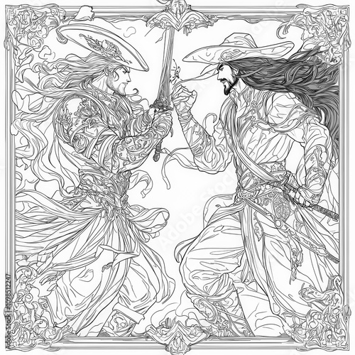 A magical duel between riva...