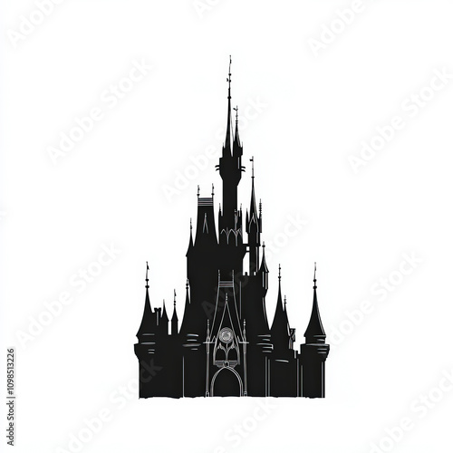 Fairytale Castle Silhouette...